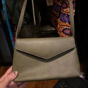 Green crossbody bag